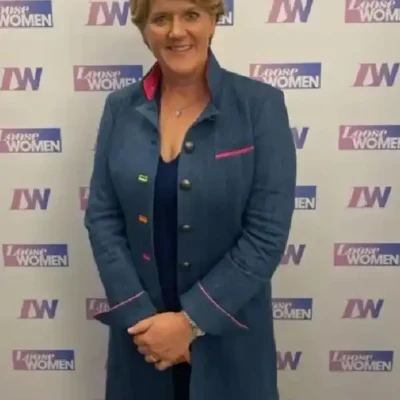 Clare Balding Blue Jacket