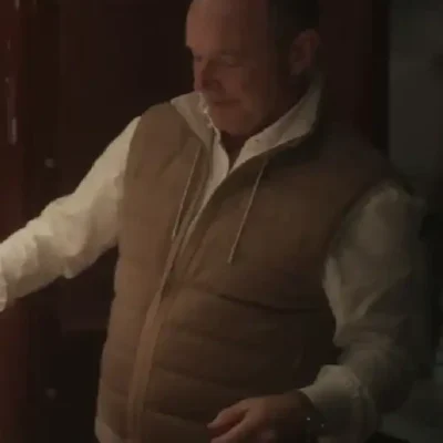 Clark Gregg Zero Day S01 Brown Puffer Vest