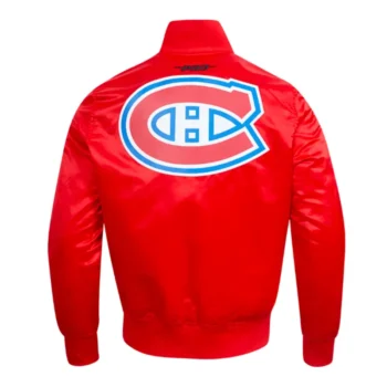 Montreal Canadiens Classic Satin Jacket - Image 2