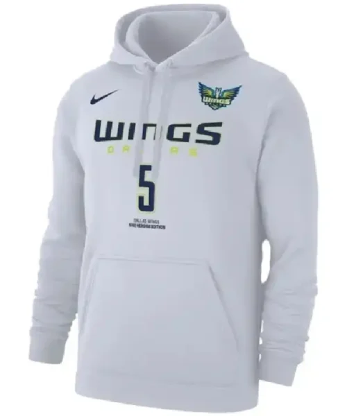 Dallas Wings Paige Bueckers White Hoodie