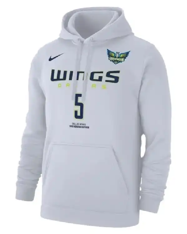 Dallas Wings Paige Bueckers White Hoodie