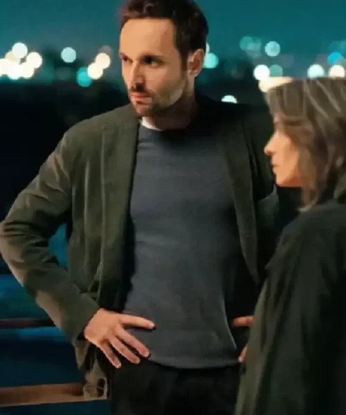 Davide Pardo Sara: Woman in the Shadows S01 Green Blazer
