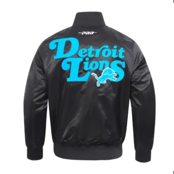 Detroit Lions Souvenir Satin Jacket - Image 2