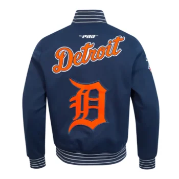 Detroit Tigers Current Logo Game Day Navy Jacket - Image 2