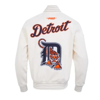 Detroit Tigers Logo Game Day Eggshell Jacket - Image 2