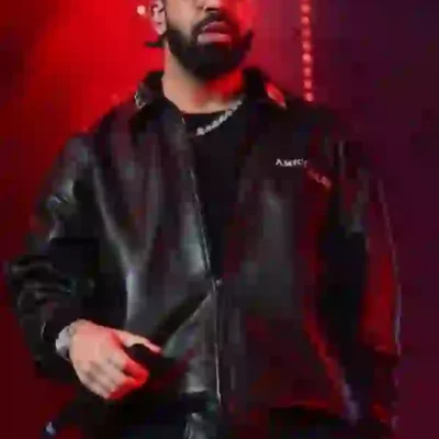 Drake Amici Violente Leather Jacket
