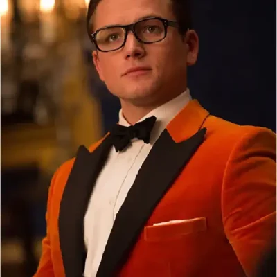 Eggsy Kingsman The Golden Circle Velvet Blazer