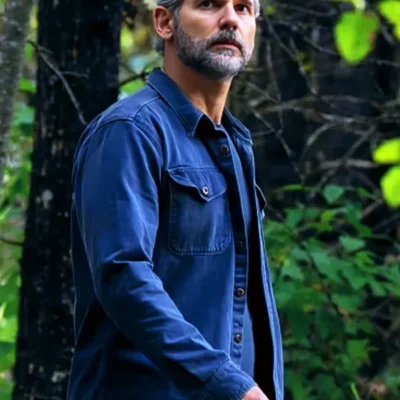 Eric Bana Untamed 2025 Blue Jacket