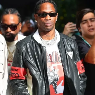 F1 Grand Prix of Miami Travis Scott Leather Jacket