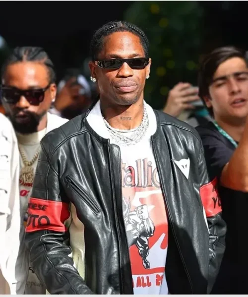 F1 Grand Prix of Miami Travis Scott Leather Jacket