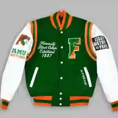 FAMU Letterman Green Varsity Jacket