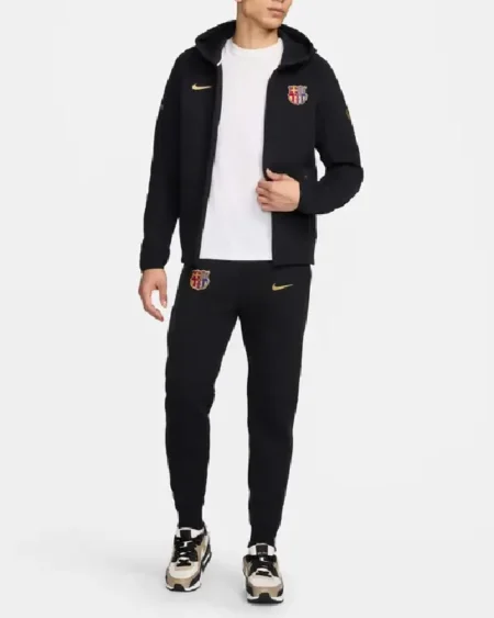 FC Barcelona Tech Black Fleece Jacket sale