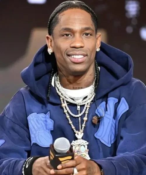 Fanatics Fest NYC 2025 Travis Scott Blue Hoodie