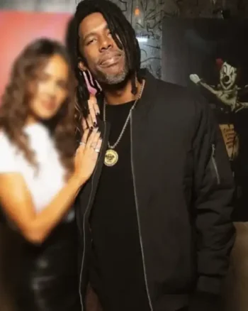 Flying Lotus Ash Black Bomber Jacket