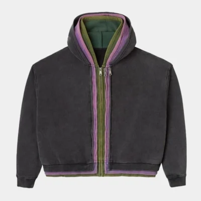 GV Gallery x Raspberry Hills 3 Zip Spliced Hoodie