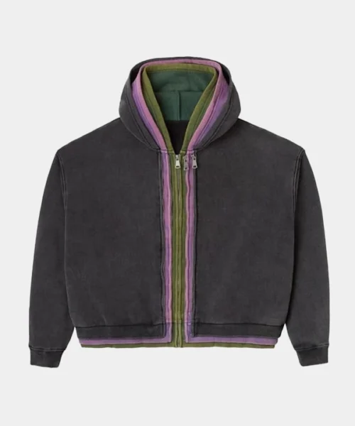 GV Gallery x Raspberry Hills 3 Zip Spliced Hoodie