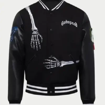 Godspeed James Blake Letterman Varsity Jacket