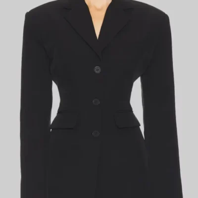 Hailey Bieber Black Blazer