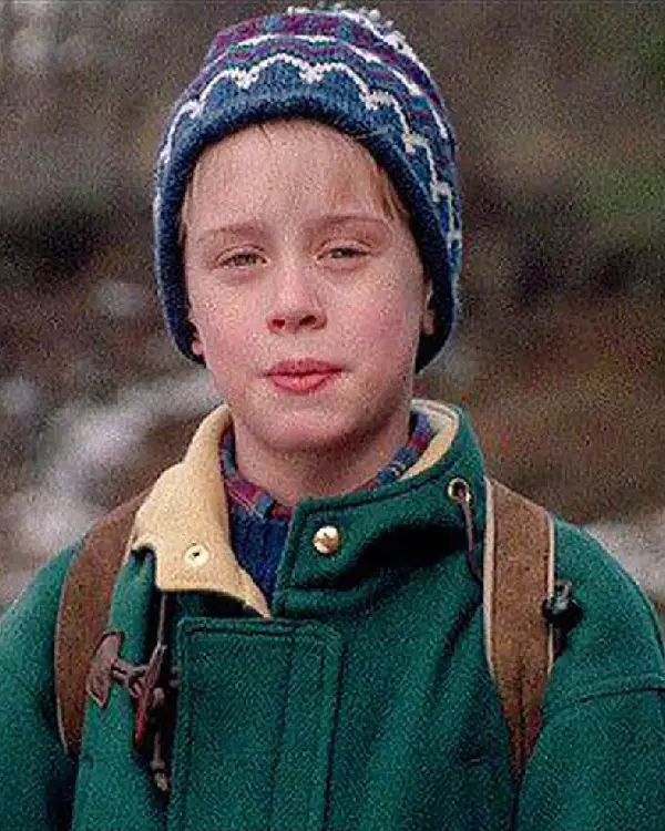 Home Alone Macaulay Culkin Green Wool Coat (1)