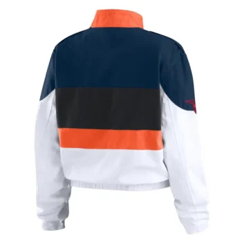 Houston Astros Racing Orange-White Full-Zip Jacket - Image 2