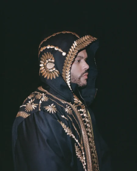 Hurry Up Tomorrow 2025 The Weeknd Hooded Coat sale