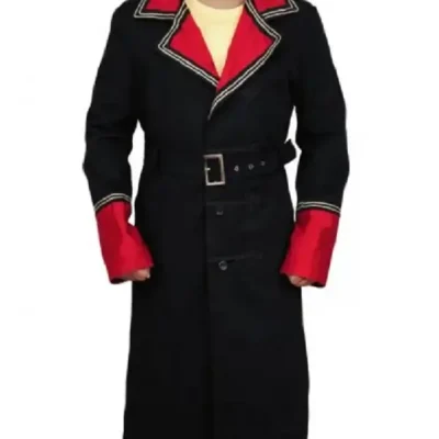 Imperial Guard Men Black Commissar Coat