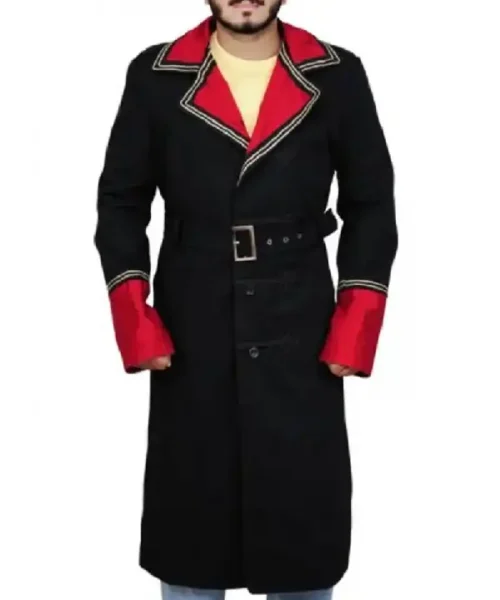 Imperial Guard Men Black Commissar Coat