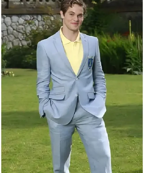 Jedidiah Goodacre Descendants Prom Notch Collar Blue Suit