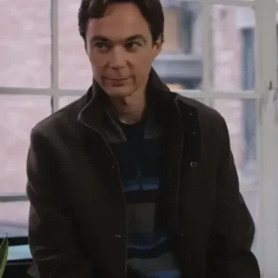 Jim Parsons Spoiler Alert 2022 Brown Coat