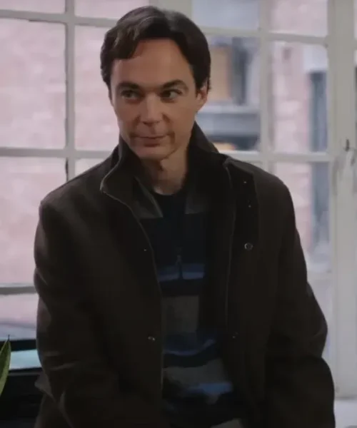 Jim Parsons Spoiler Alert 2022 Brown Coat