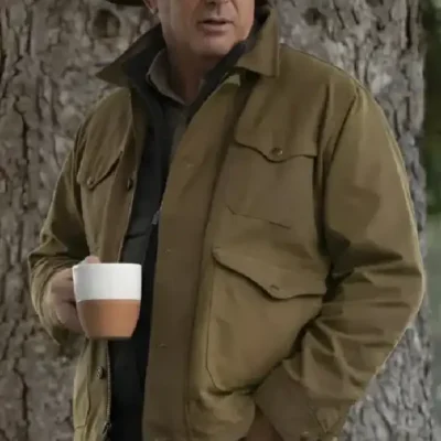 John Dutton Yellowstone S02 Kevin Costner Brown Jacket