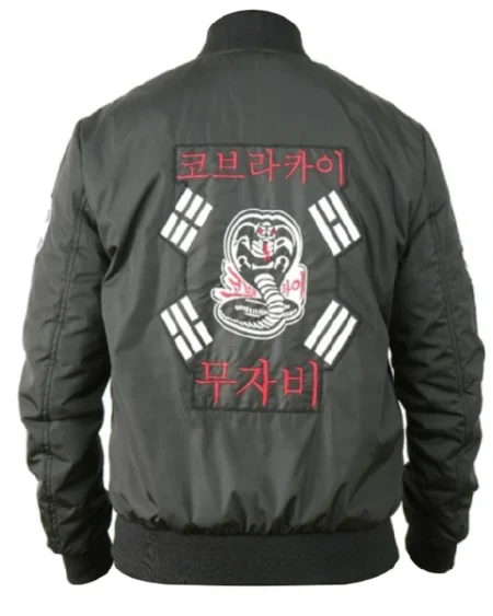 John Kreese TV Series Cobra Kai Season 06 Martin Kove Black Bomber Jacket