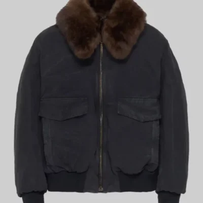 Justin Bieber Grey Cotton Jacket