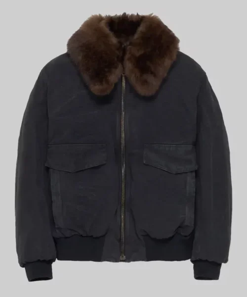 Justin Bieber Grey Cotton Jacket