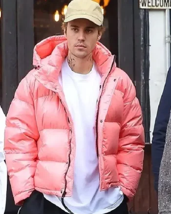 Justin Bieber Pink Jacket