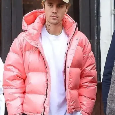 Justin Bieber Pink Jacket
