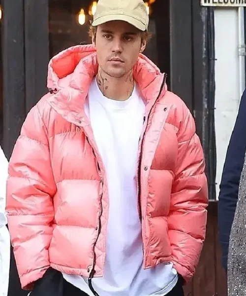 Justin Bieber Pink Jacket