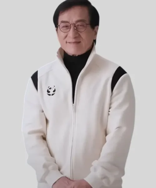 Karate Kid Legends 2025 Jackie Chan White Panda Jacket
