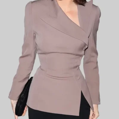 Kendall Jenner Mauve Brown Blazer