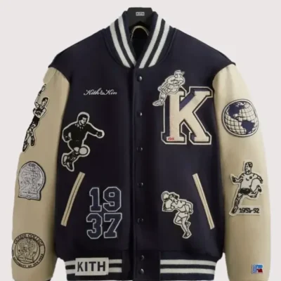 Kith CUNY Queens College Golden Bear Varsity Jacket