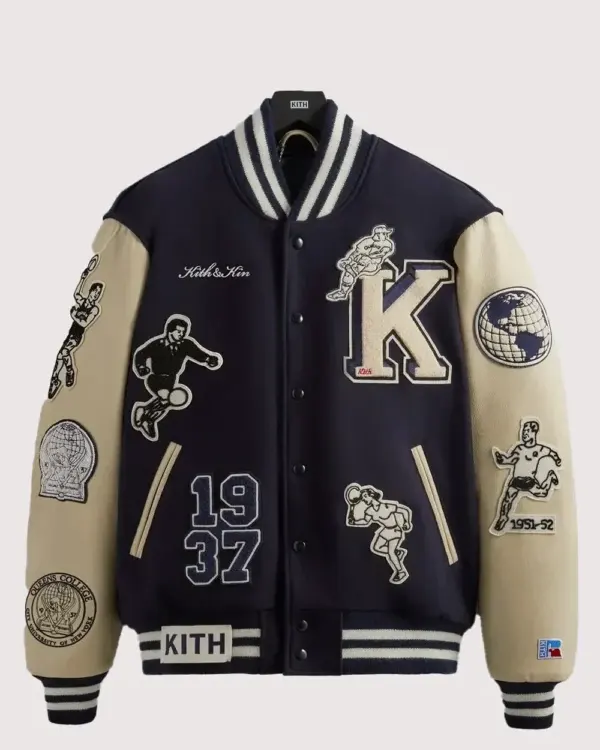 Kith CUNY Queens College Golden Bear Varsity Jacket