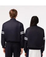 Lacoste Vintage Patch Satin Black Varsity