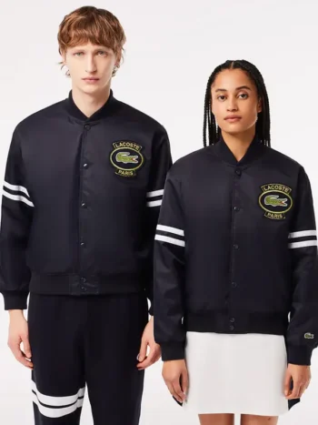 Lacoste Vintage Patch Varsity Jacket