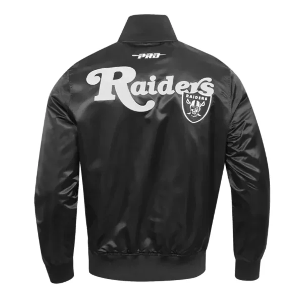 Las Vegas Raiders Souvenir Satin Jacket - Image 2
