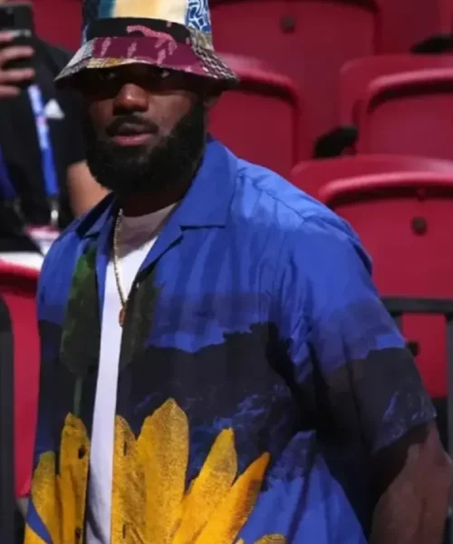 LeBron James 2025 NBA Summer League Floral Shirt