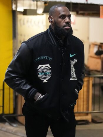 Lebron James Tiffany & Co New York Varsity Jacket - Image 2