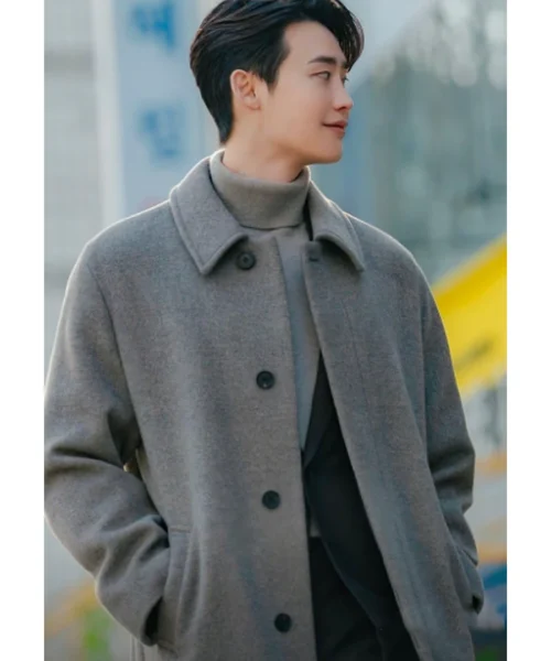 Lee Jong-suk Law and the City S01 Grey Wool Coat