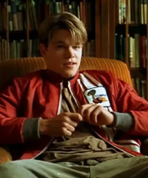 Matt Damon Good Will Hunting Red Cobra Jacket