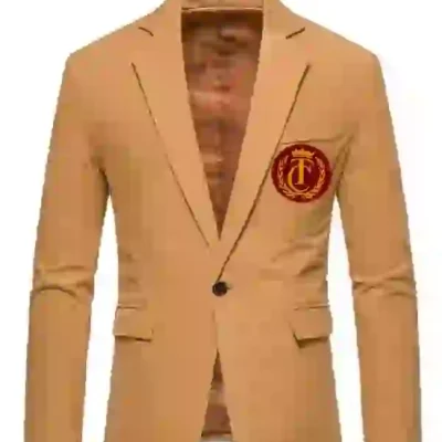 Men's Gold Golf Jacket