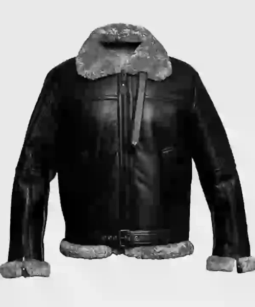 Men’s RAF Aviator Pilot Shearling Leather Jacket